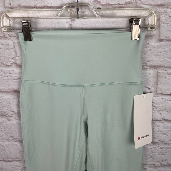 Lululemon Align High-Rise Leggings 25” Delicate Mint Size 4 New! - Picture 5 of 7
